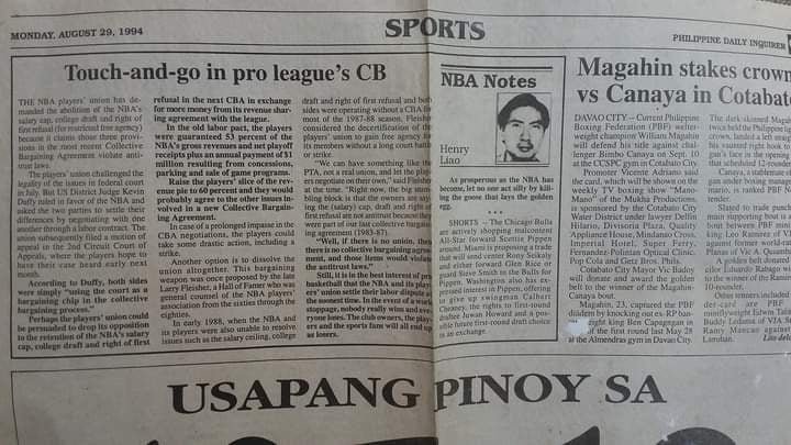 Column with the Philippine Daily Inquirer