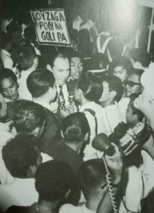 The debonaire King Caloy campaigns for a councilor's seat in the city of Manila during the late 1960s. [Henry Liao photo]