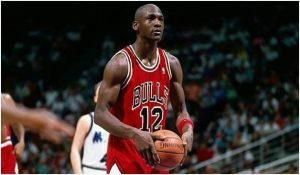 It was Valentine's Day 1990 in a road game against the Orlando Magic when Michael Jordan's famed No. 23 jersey with the Bulls was stolen and he had to wear a substitute No. 12 jersey without a name at the back.