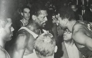 Russell and Chamberlain often exchanged words during the games with their competitiveness ....