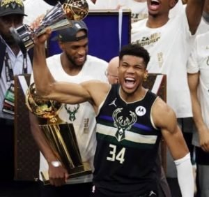 Antetokounmpo led the Bucks to their first NBA title in 50 years this past campaign.