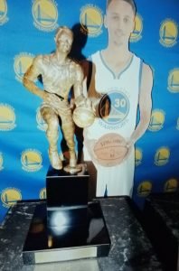 Curry was the NBA MVP in 2015 and 2016.