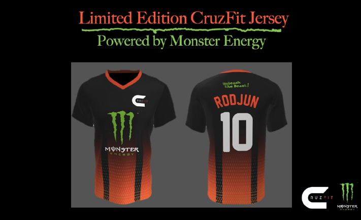 CruzFit Monster Energy partnership