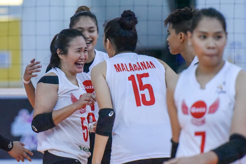 Gretchel Soltones and Jerrili Malabanan of Petro Gazz [photo credit: PVL.ph]