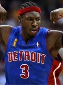 Ben Wallace of the Detroit Pistons