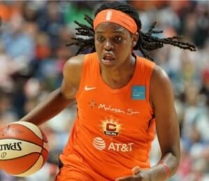 Jonquel Jones: 2021 WNBA MVP from the Connecticut Sun.