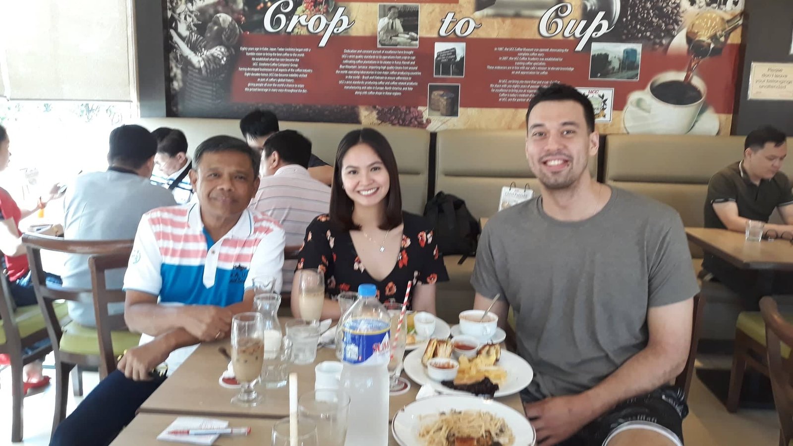 The writer with Greg Slaughter of NorthPort Batang PIer.