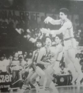Fil-Am guard Ricardo Brown and import Jeff Collins spearheaded Great Taste's title conquest of Crispa in the 1984 PBA Invitational conference.