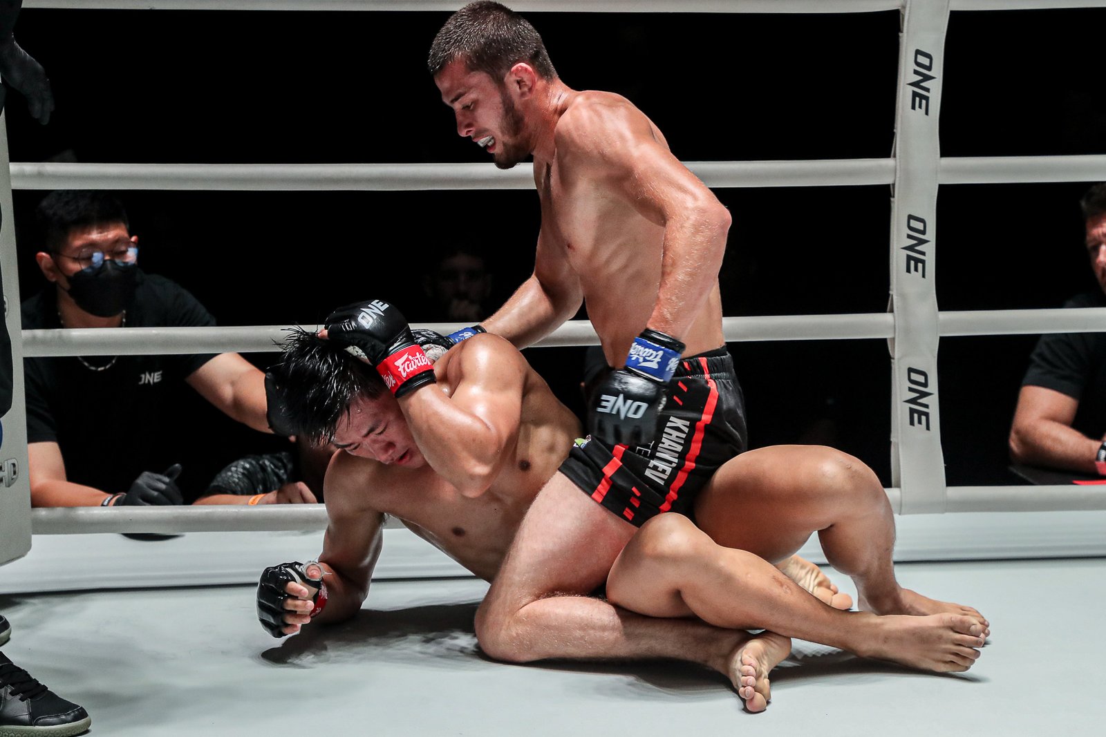 Dave Bangguigui suffers first ONE loss at the hands of Zakirov on Aug. 11, 2023 [ONE Championship photo]