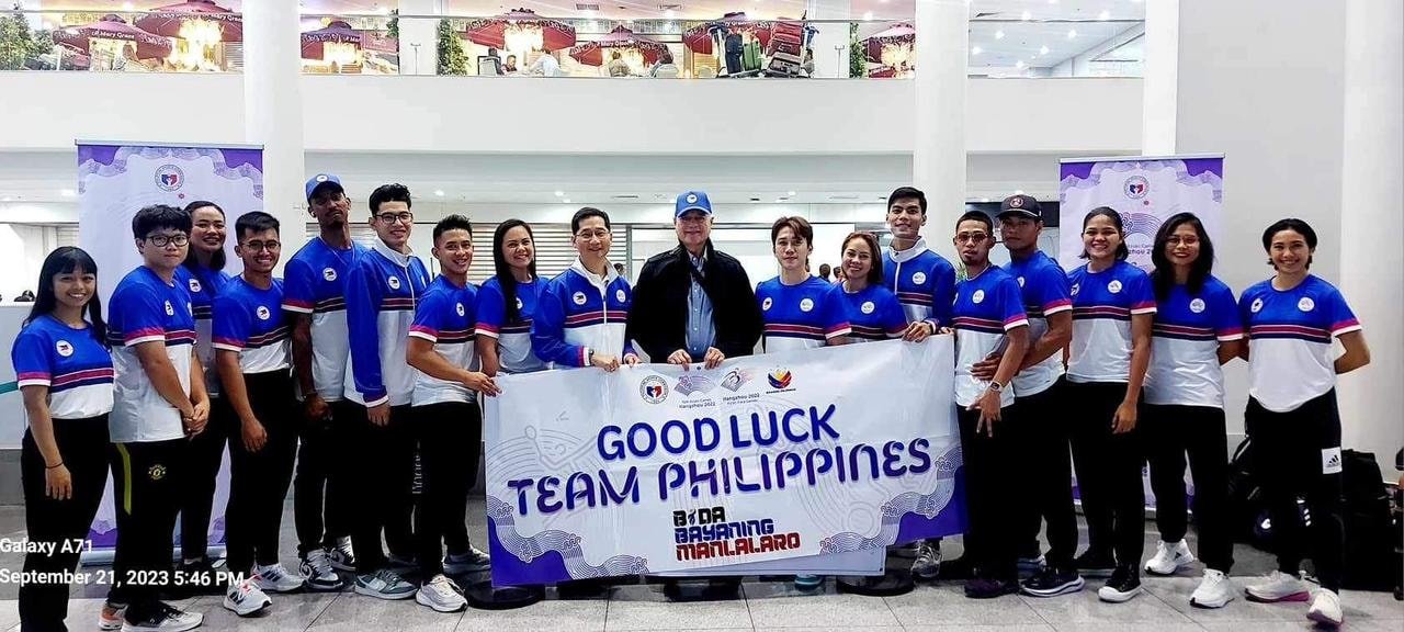 PH Taekwondo team to the 2023 Asian Games [photo credit: Philippine Taekwondo Association Facebook]