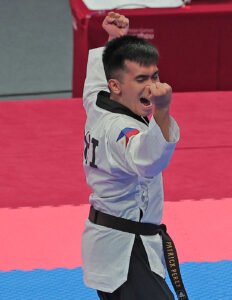Taekwondo jin King Patrick Perez of the Philippines [PSC photo release]