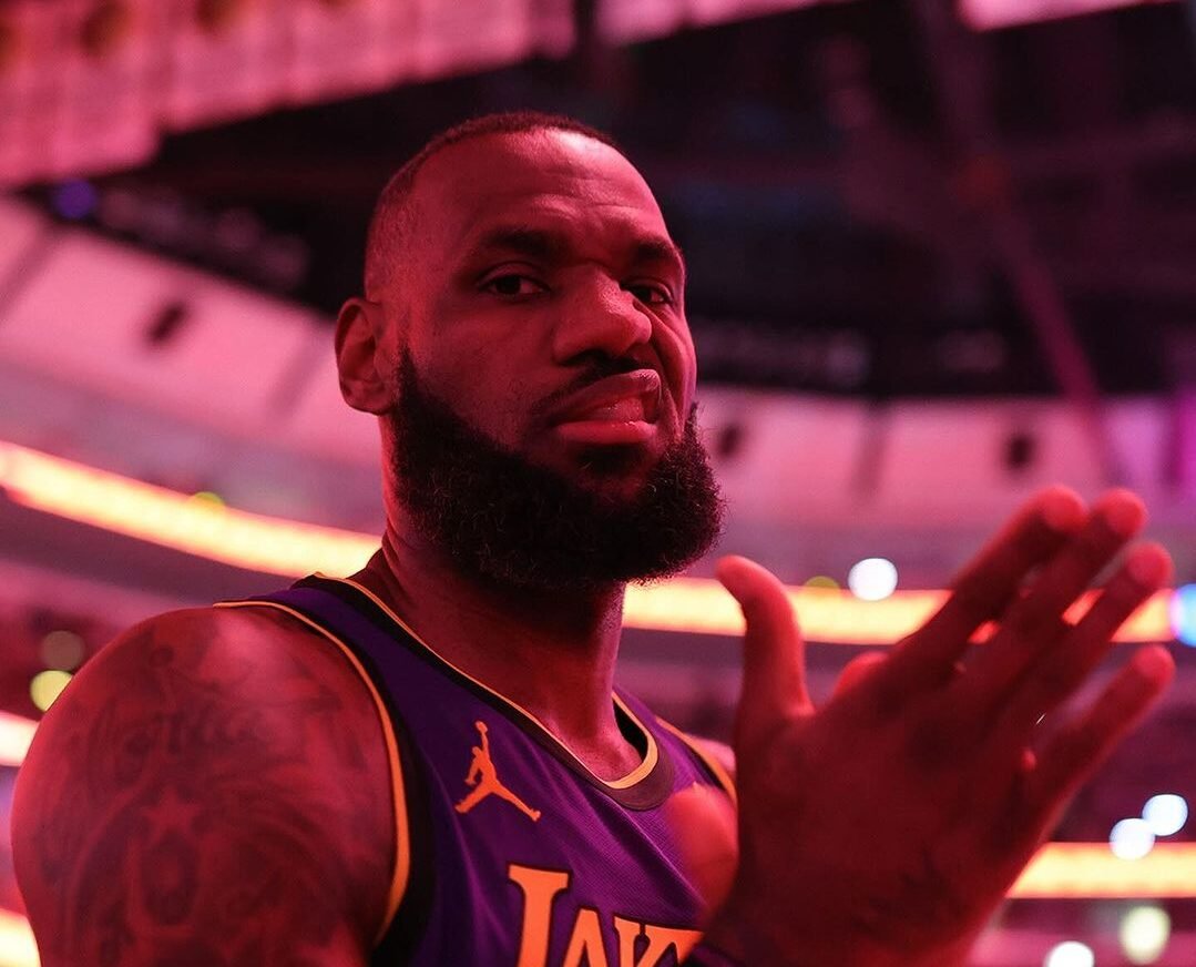 LeBron James of the Los Angeles Lakers [photo credit: Los Angeles Lakers Instagram]