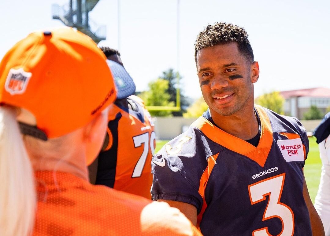 Russel Wilson of the Denver Broncos [photo from Russell Wilson Instagram]
