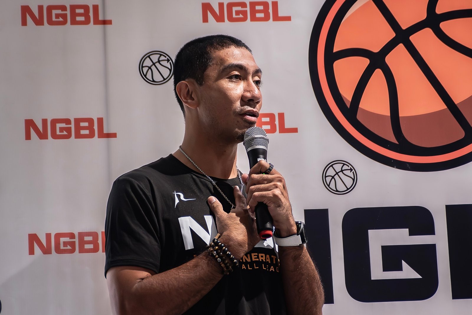 NGBL Tournament Director LA Tenorio [NGBL photo]