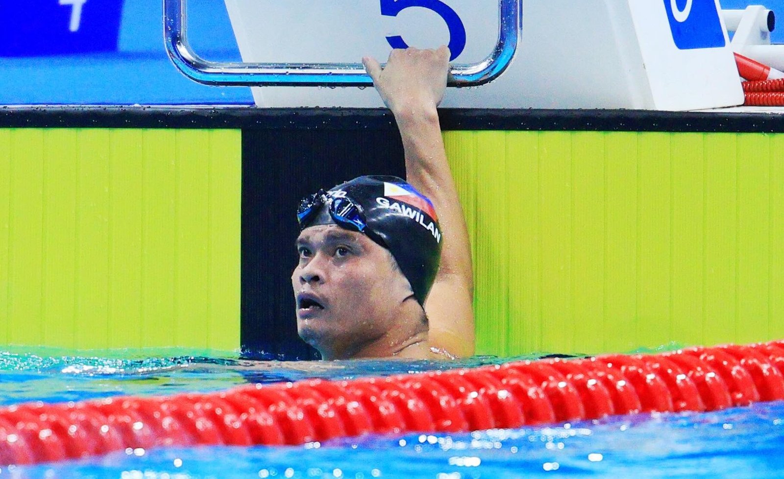 Ernie Gawilan during the 2023 Asian Para Games [PSC photo]