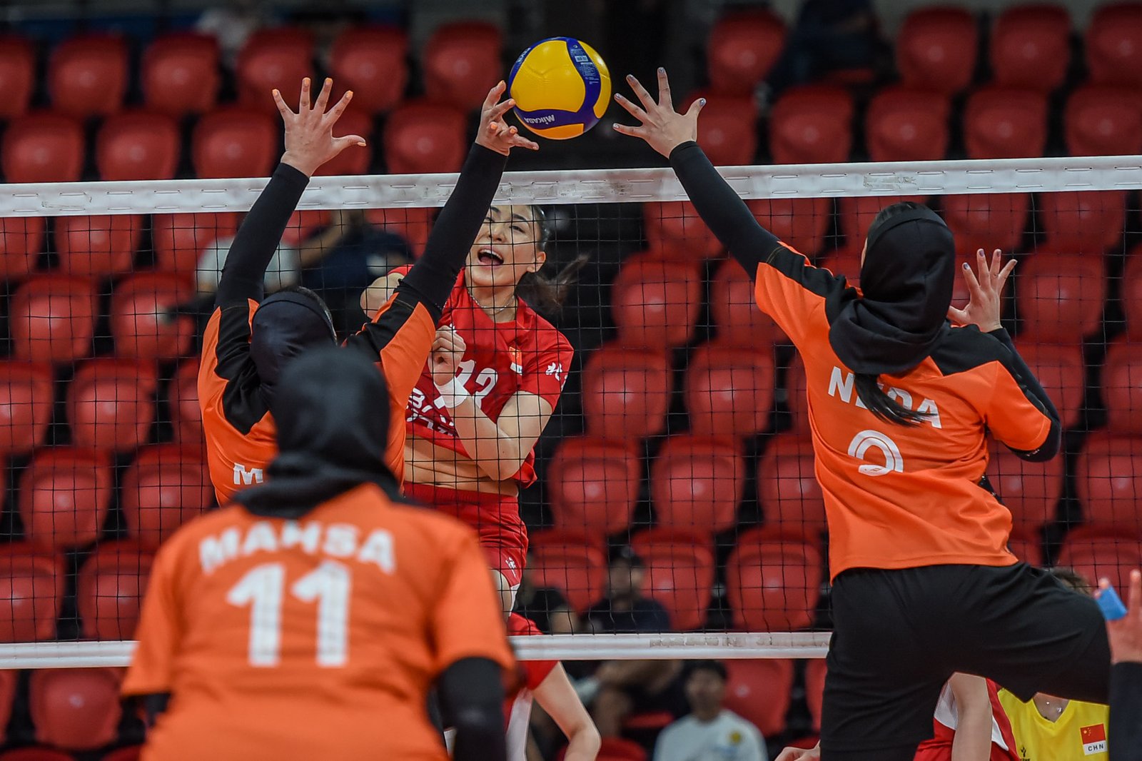 Jin Ye leads Baic Motor with a strong all-around performance to open AVC 2025. [PVL Images]