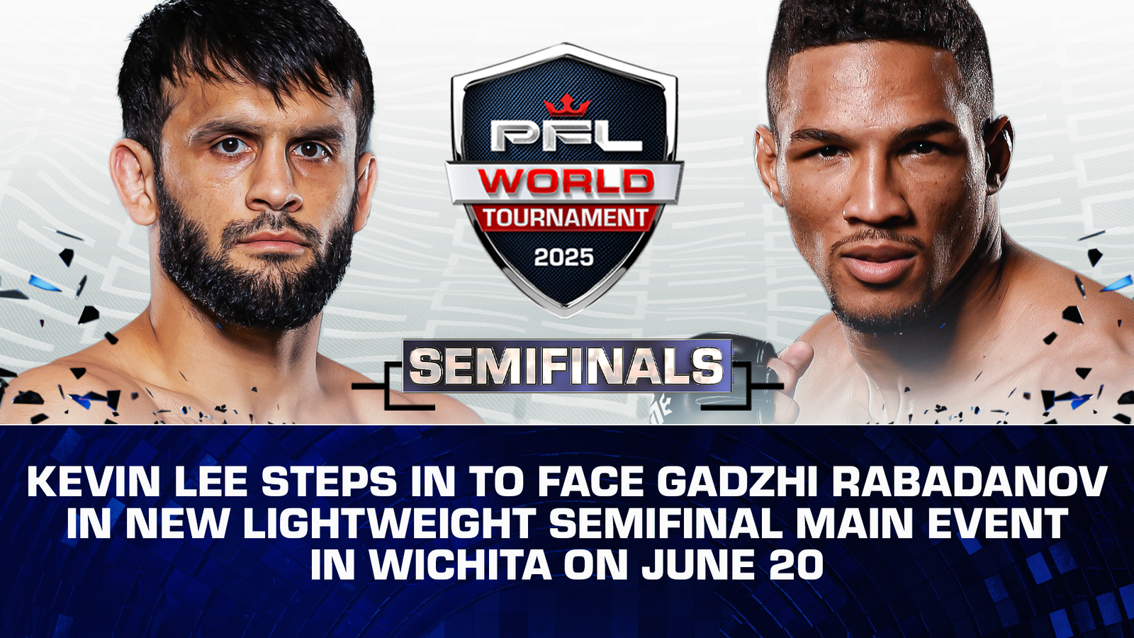 Kevin Lee steps into the PFL cage to headline the Wichita Semifinals.