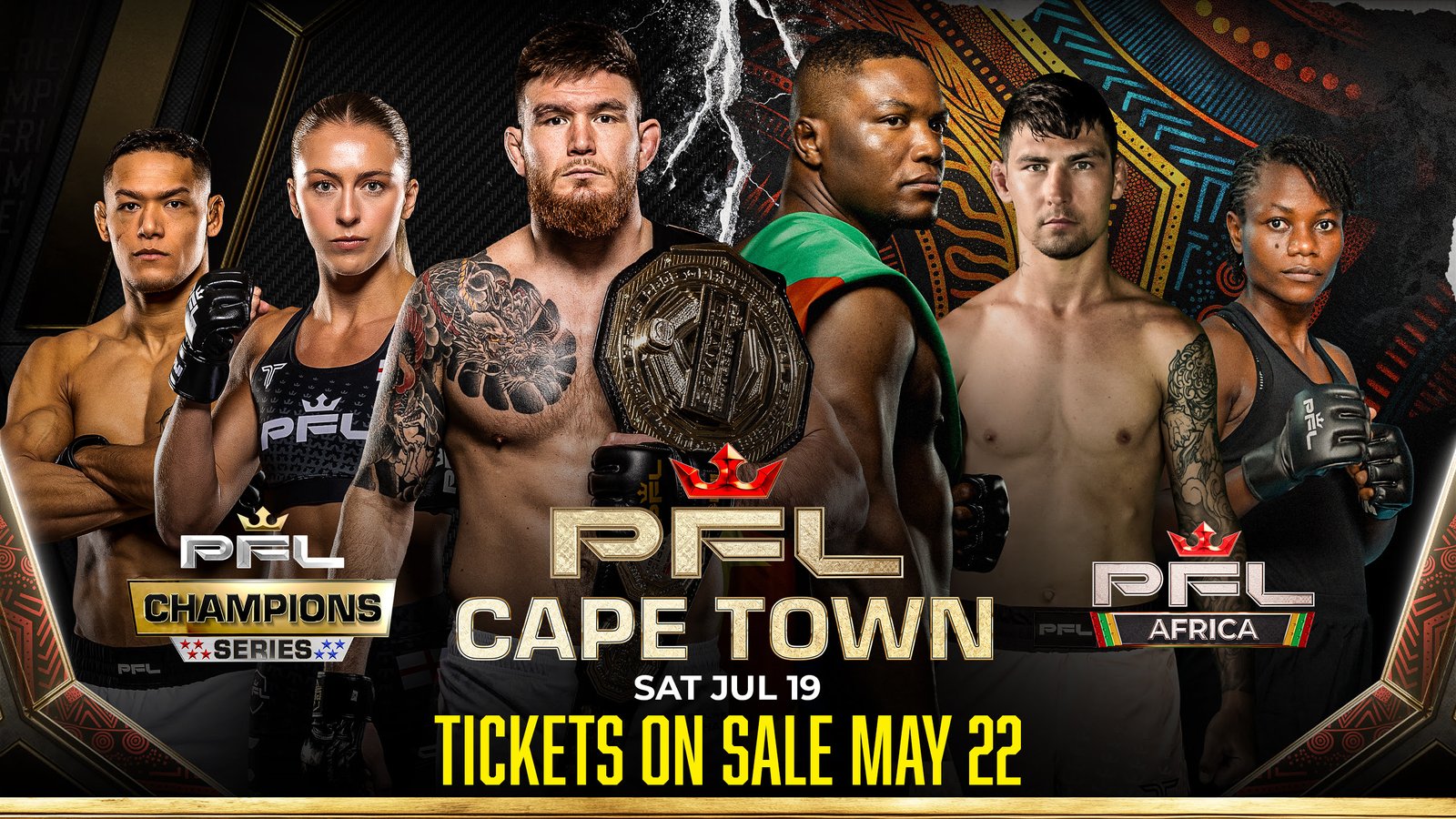 32 fighters from 15 nations will compete in the 2025 PFL Africa tournament.