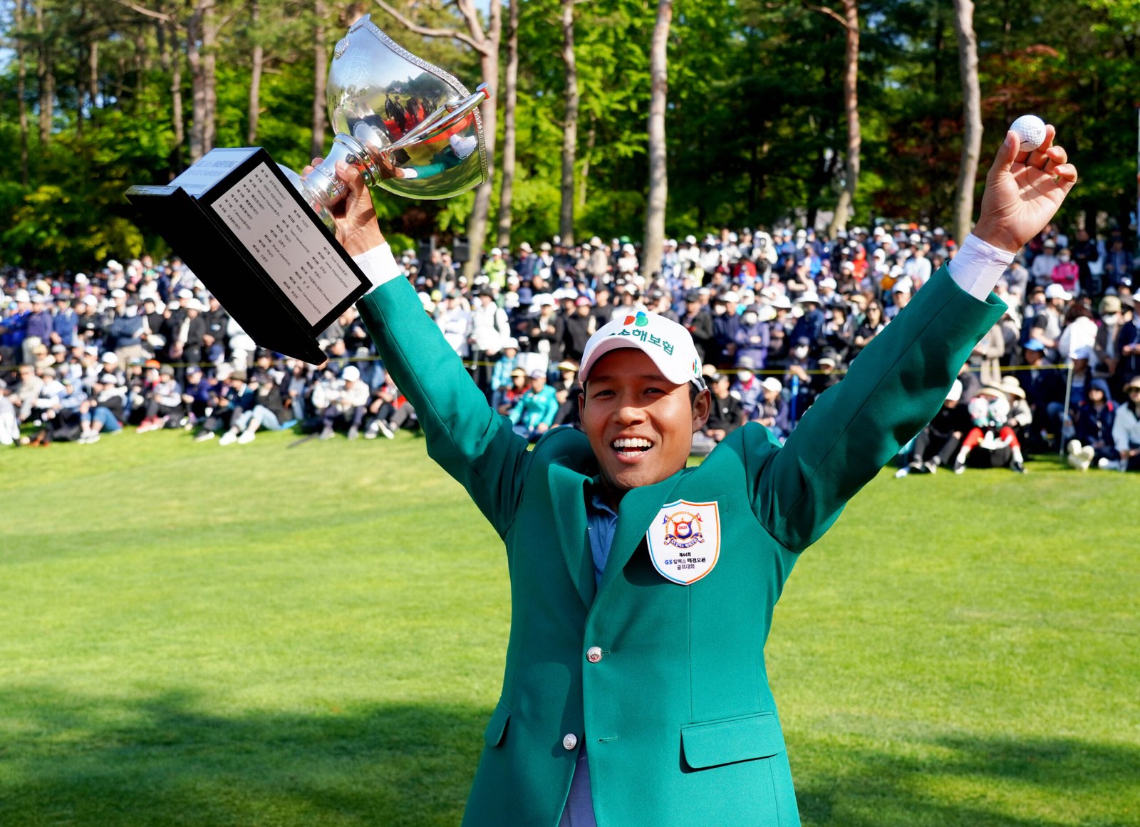 Mun’s flawless final-round 63 stunned the field at Namseoul Country Club. Picture courtesy Korea Golf Association organsing committee.