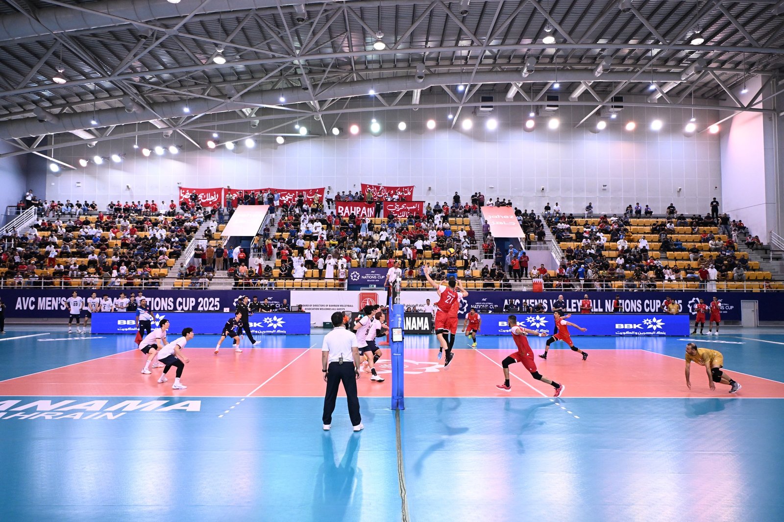 Pakistan and Bahrain are set to face off in the final after a brief postponement due to regional tensions. [photo credit: AVC - Asian Volleyball Confederation Facebook]