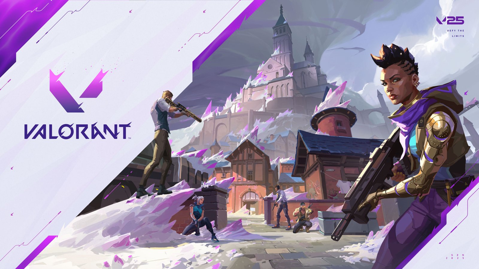 VALORANT’s new Phaseguard Collection includes a sleek Splitter melee skin alongside other tech-inspired weapon skins.