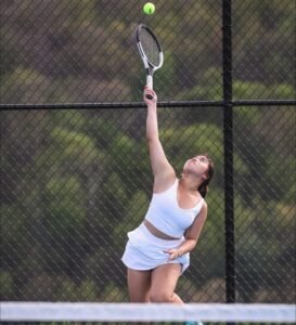 Crystal Saphire in action during the Women’s 18 & Under finals.