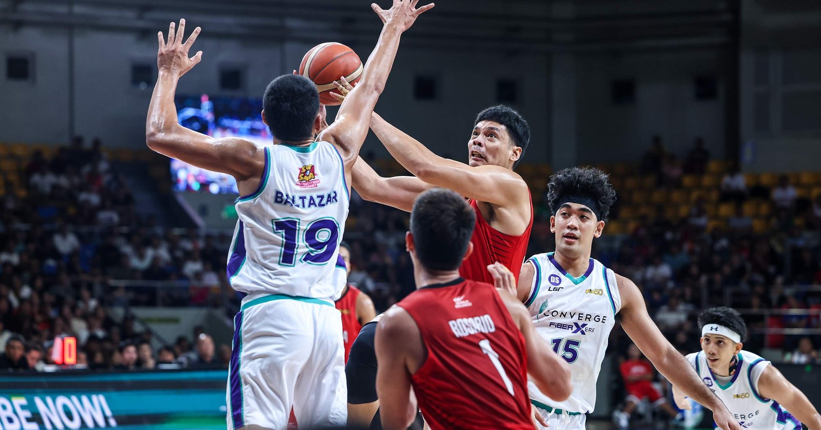 Japeth Aguilar leads Barangay Ginebra to the PBA Philippine Cup semifinals with a 19-point, 13-rebound performance. [PBA Images]