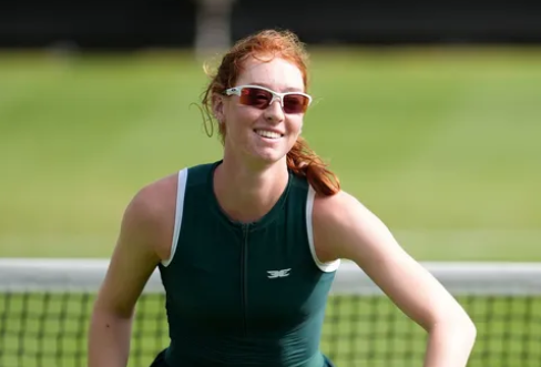 Maya Joint aims for a second crown of the day in the Eastbourne doubles final with Hsieh Su-wei. [photo credit: Owen Hammond/WTA]