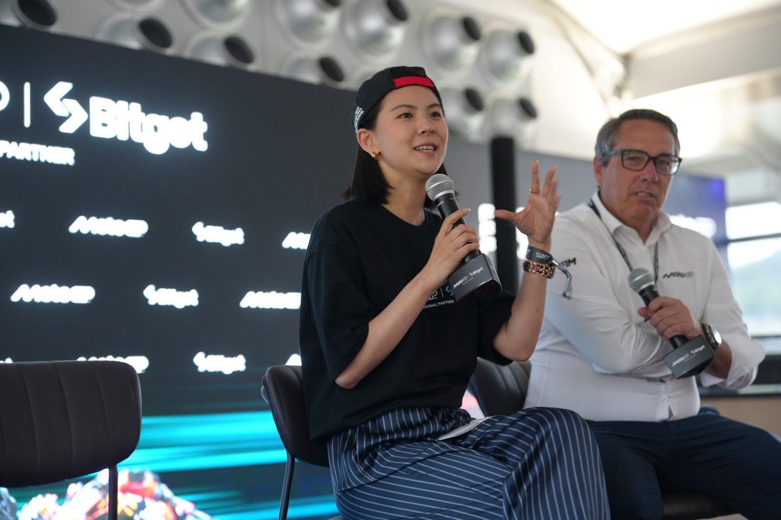 Bitget CEO Gracy Chen discusses the partnership’s vision at a media launch