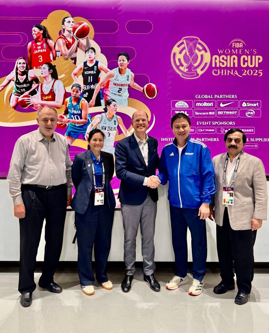 PSC Chairman Patrick Gregorio supports Gilas Pilipinas Women during the FIBA Women’s Asia Cup 2025 in Shenzhen.