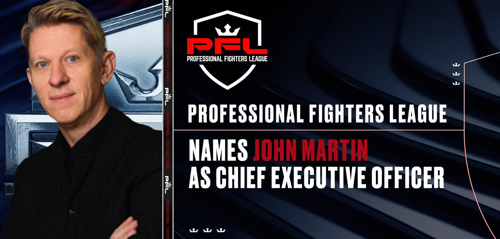 John Martin officially named CEO of the Professional Fighters League.