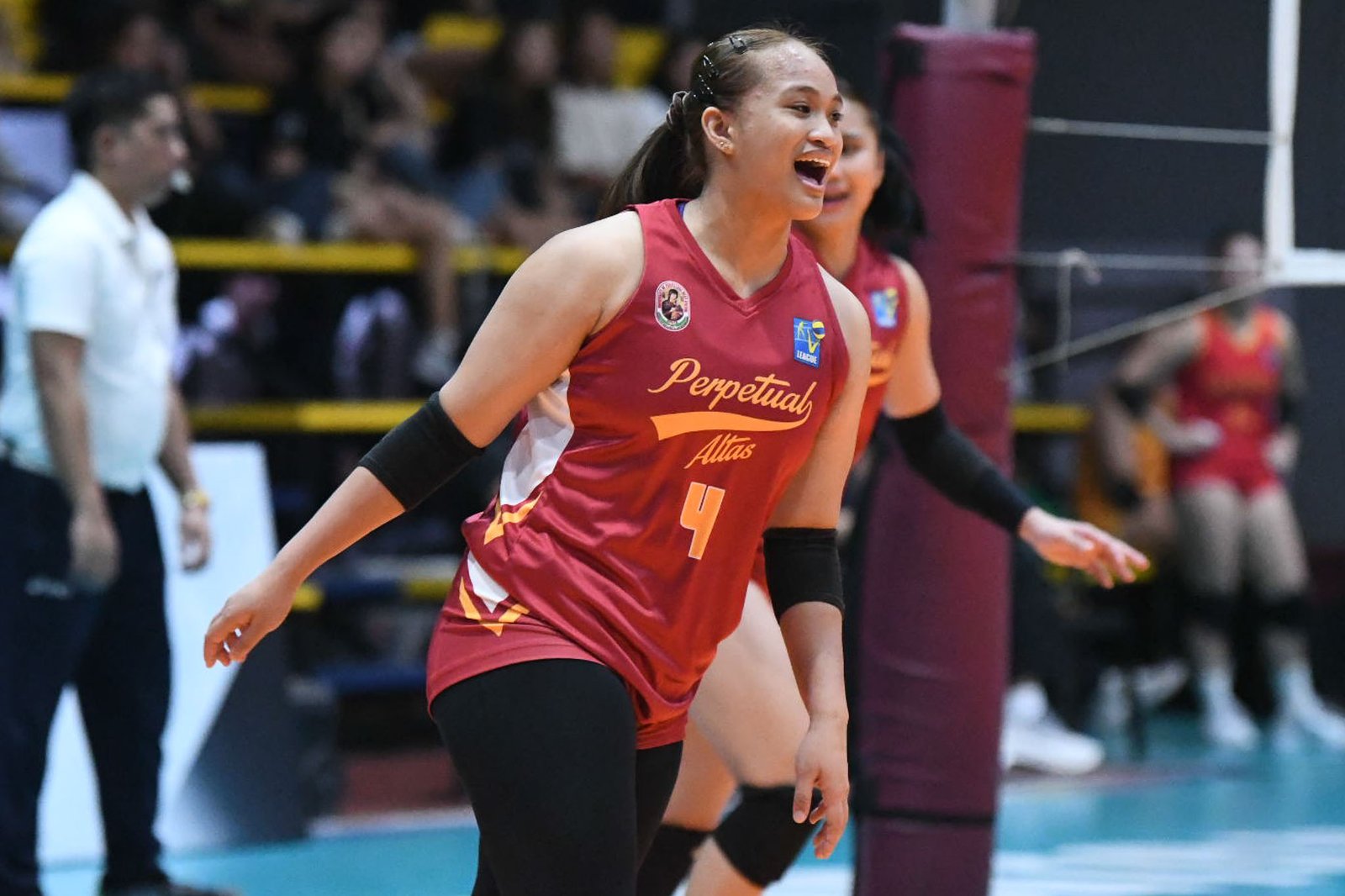 Shai Omipon delivers off the bench to help seal Perpetual’s sweep over Mapua. [PVL Images]