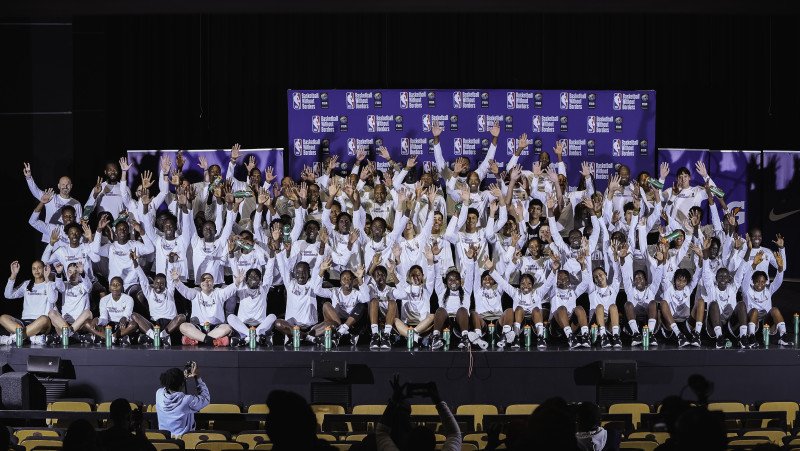 Basketball Without Borders (BWB) Africa 2024 group [photo [photo credit: NBA]