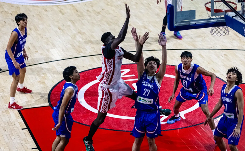 The Philippines fell to Bahrain 79-66, missing the FIBA U16 Asia Cup Quarter-Finals for the first time. [FIBA.com photo]