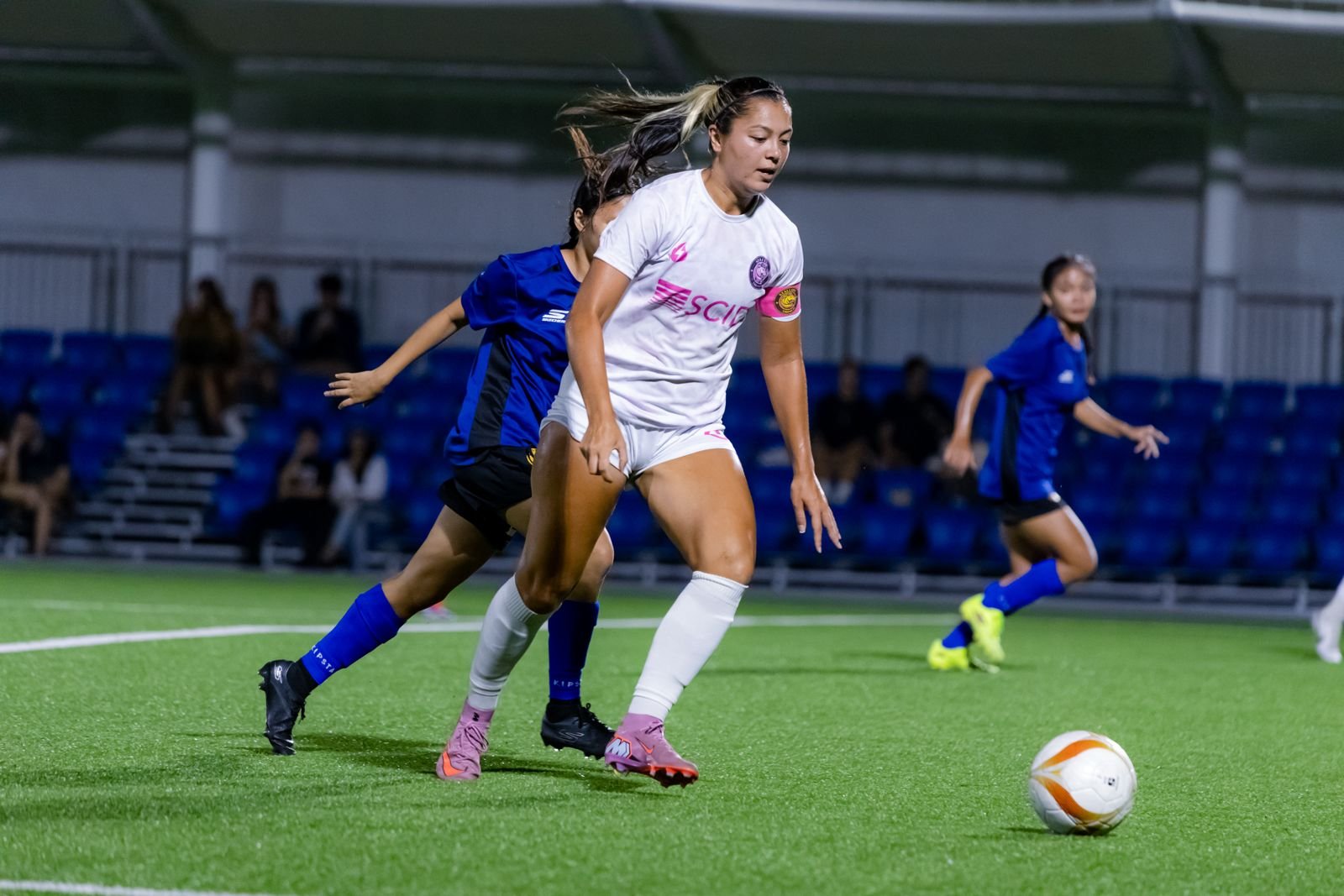Chandler McDaniel during Stallion Laguna’s PFF Women’s Cup opener. [PFF Women's League  photo]