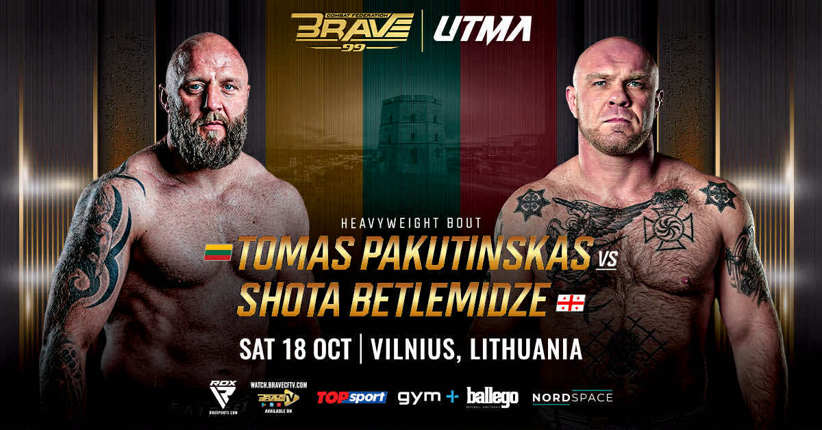 Tomas Pakutinskas headlines alongside fellow veterans and rising talents.