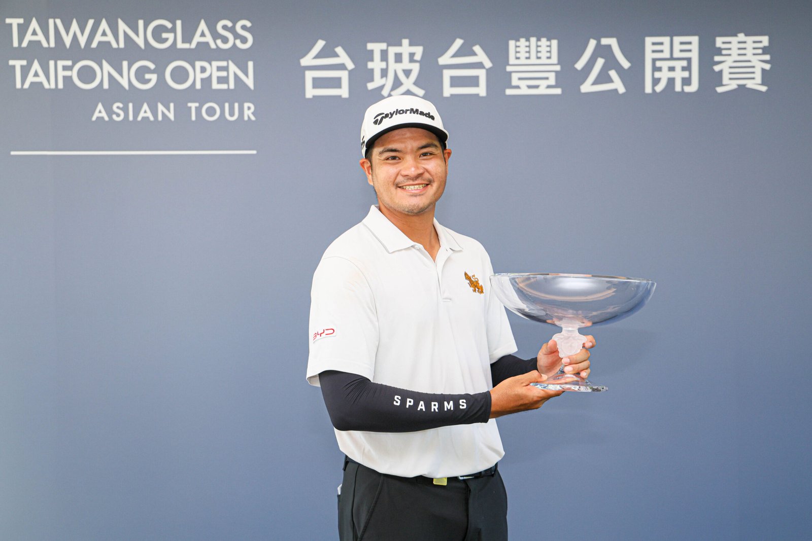Ekpharit Wu’s composed finish at the Taiwan Glass Taifong Open secured his maiden Asian Tour victory and a major jump in the Order of Merit. [Asian Tour photo]