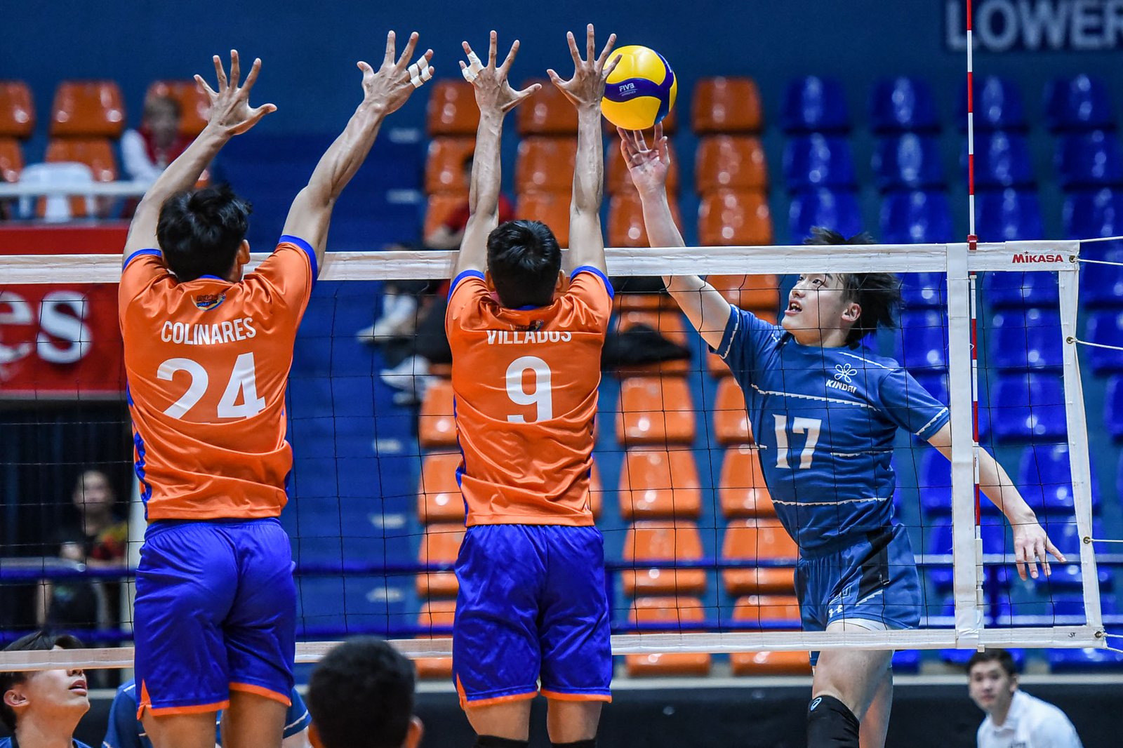 Haruka Misugi excels in receptions and digs as Kindai secures the win. [Spikers Turf images]