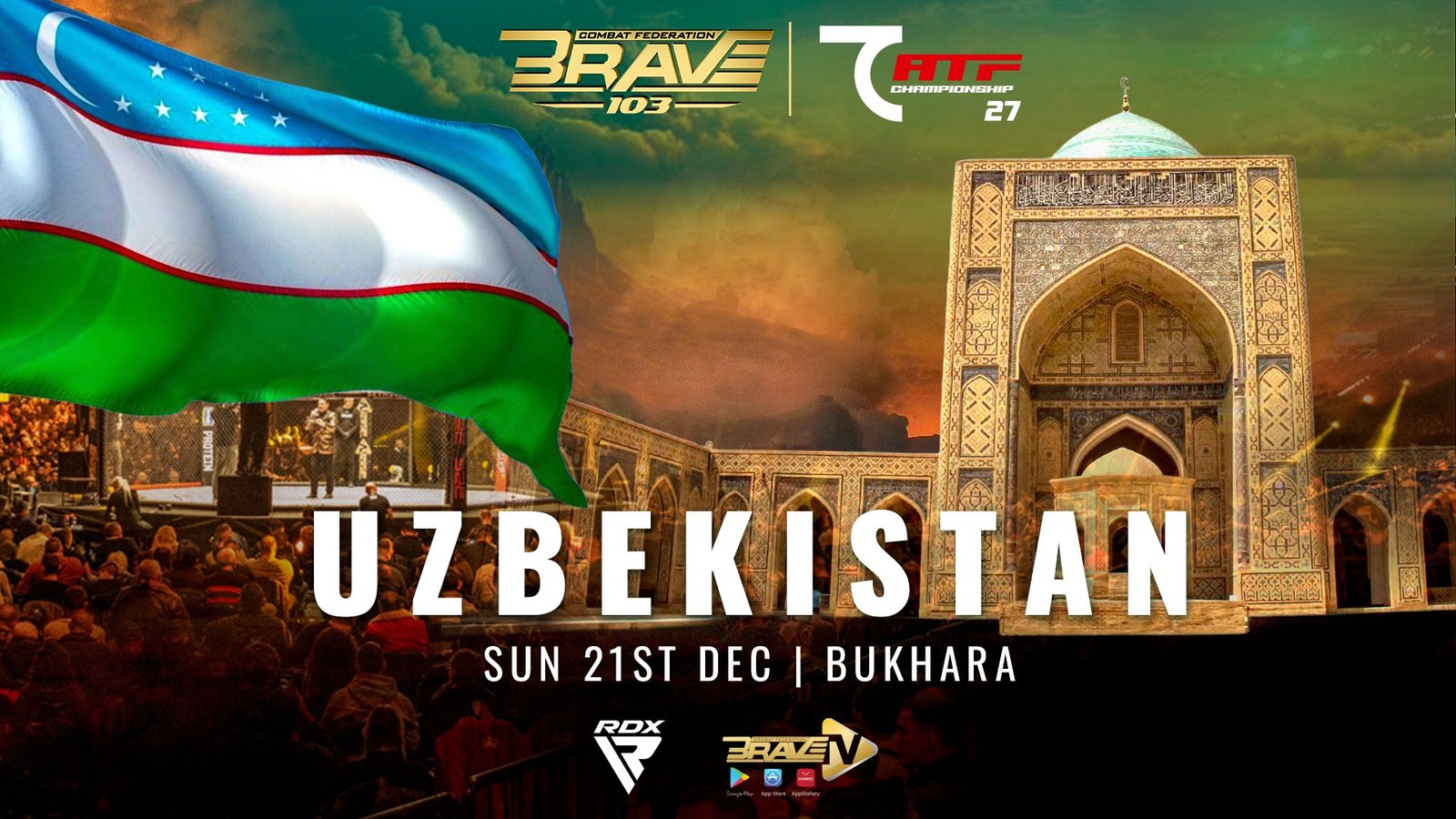 BRAVE CF returns to Uzbekistan for a year-end showcase.