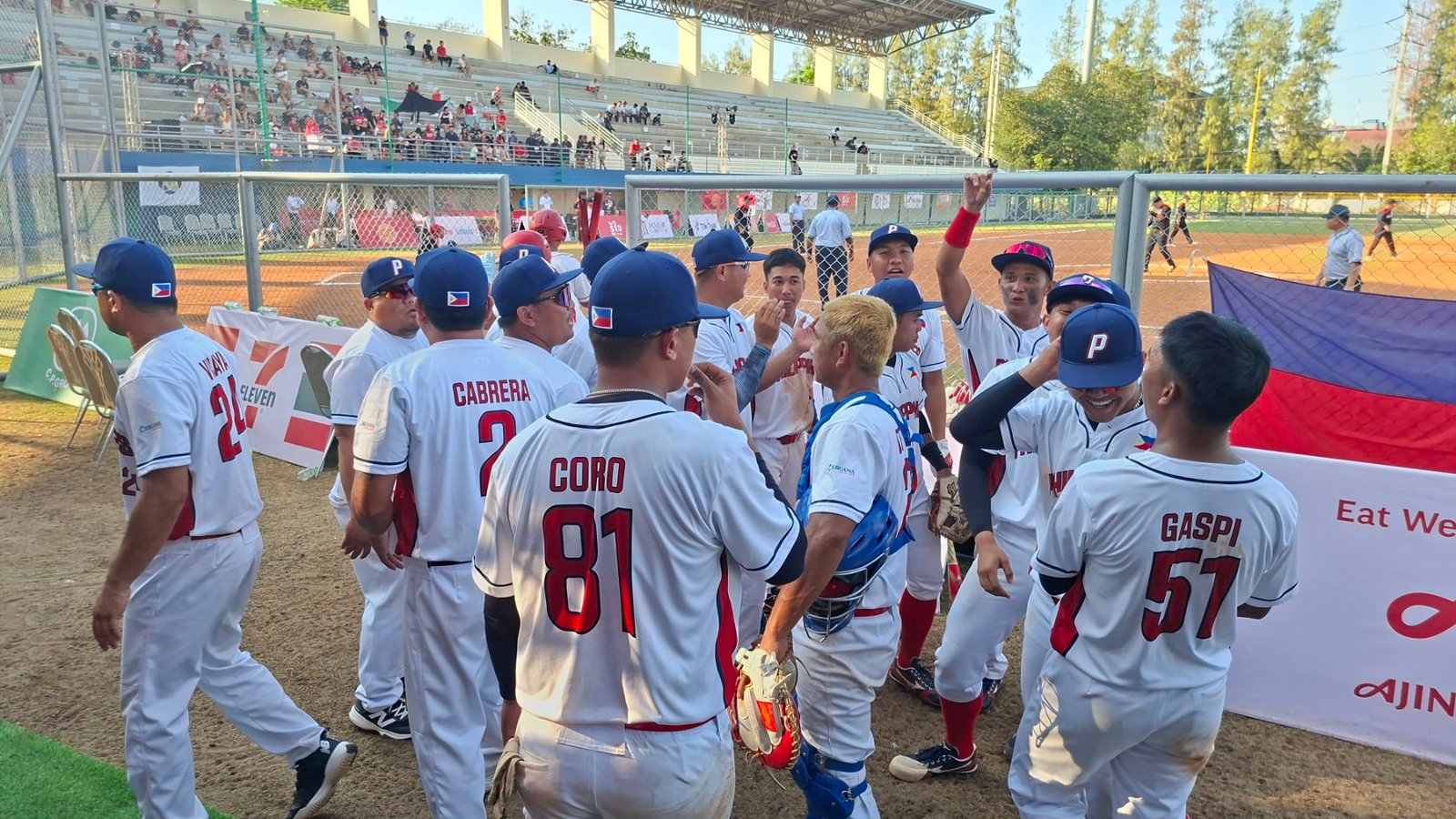 Blu Boys players celebrate after clinching the SEA Games gold medal. [POC Facebook]