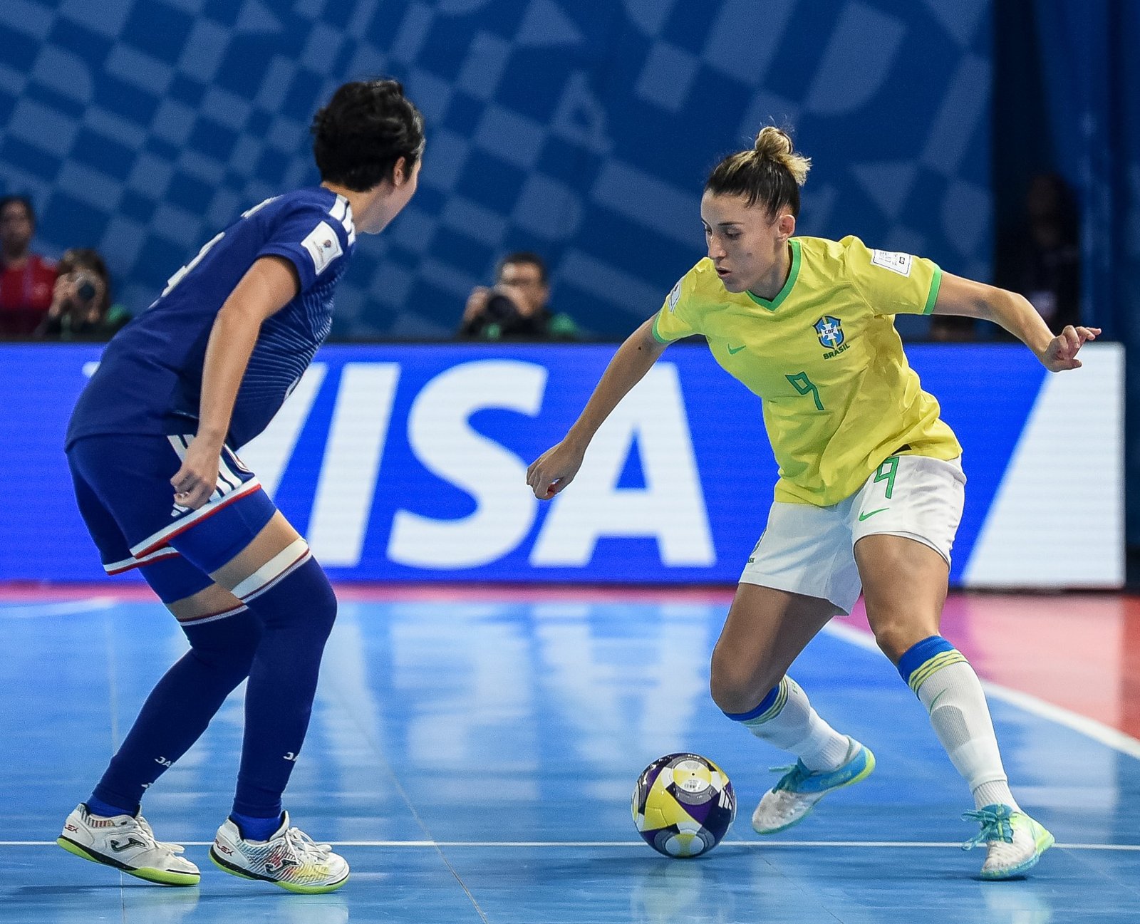 Fans anticipate intense action as four of the world’s top futsal teams battle for glory. [PSC photo]