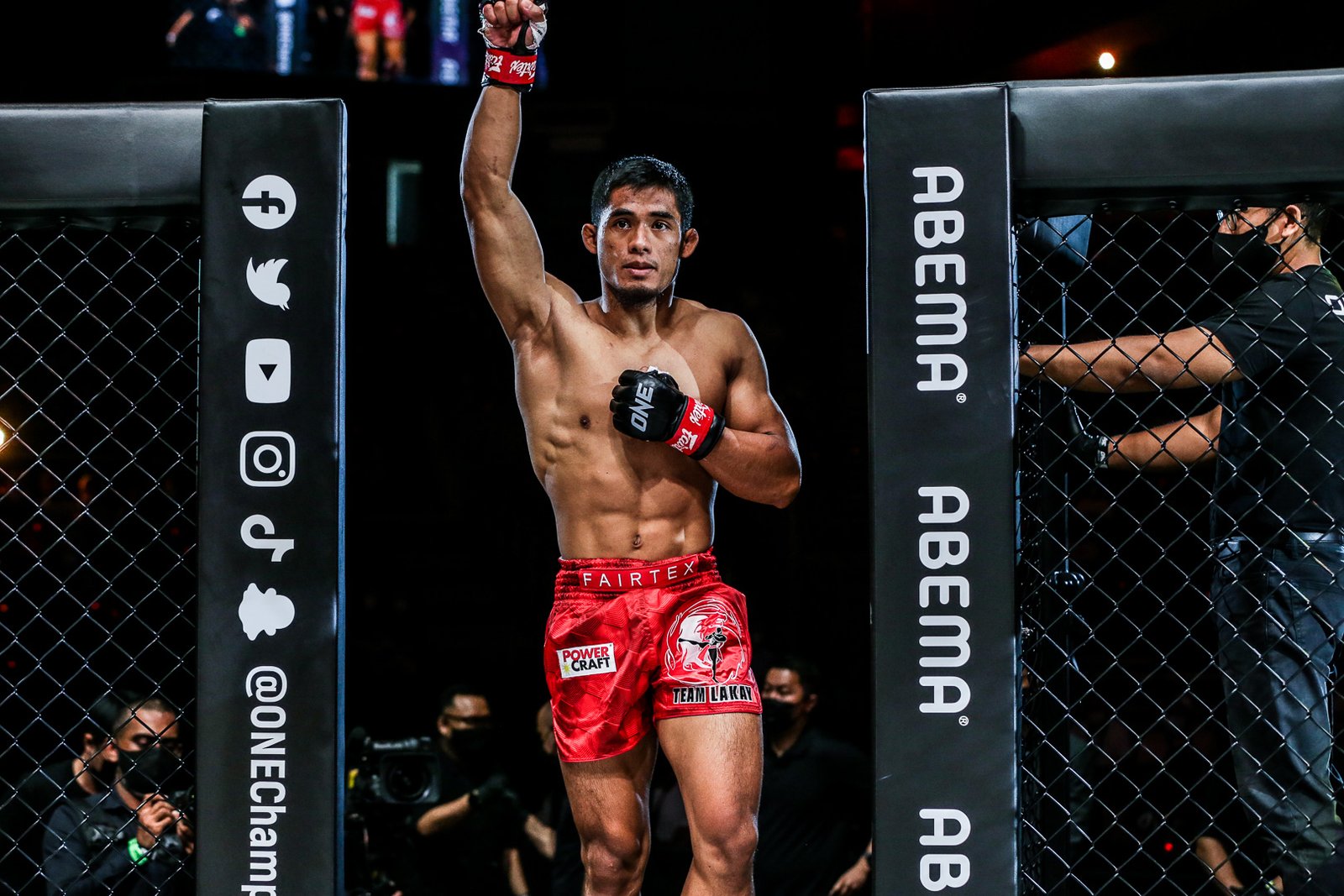 Stephen Loman prepares to enter the Circle during a ONE Championship event. [ONE Championship photo]