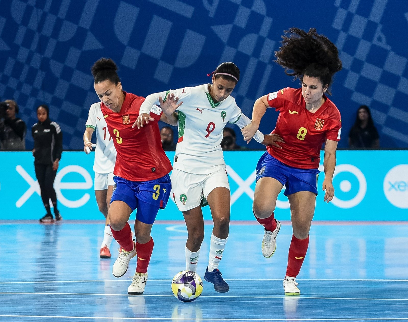 Spain and Argentina advance to the FIFA Futsal Women’s World Cup semifinals. [PSC photo]
