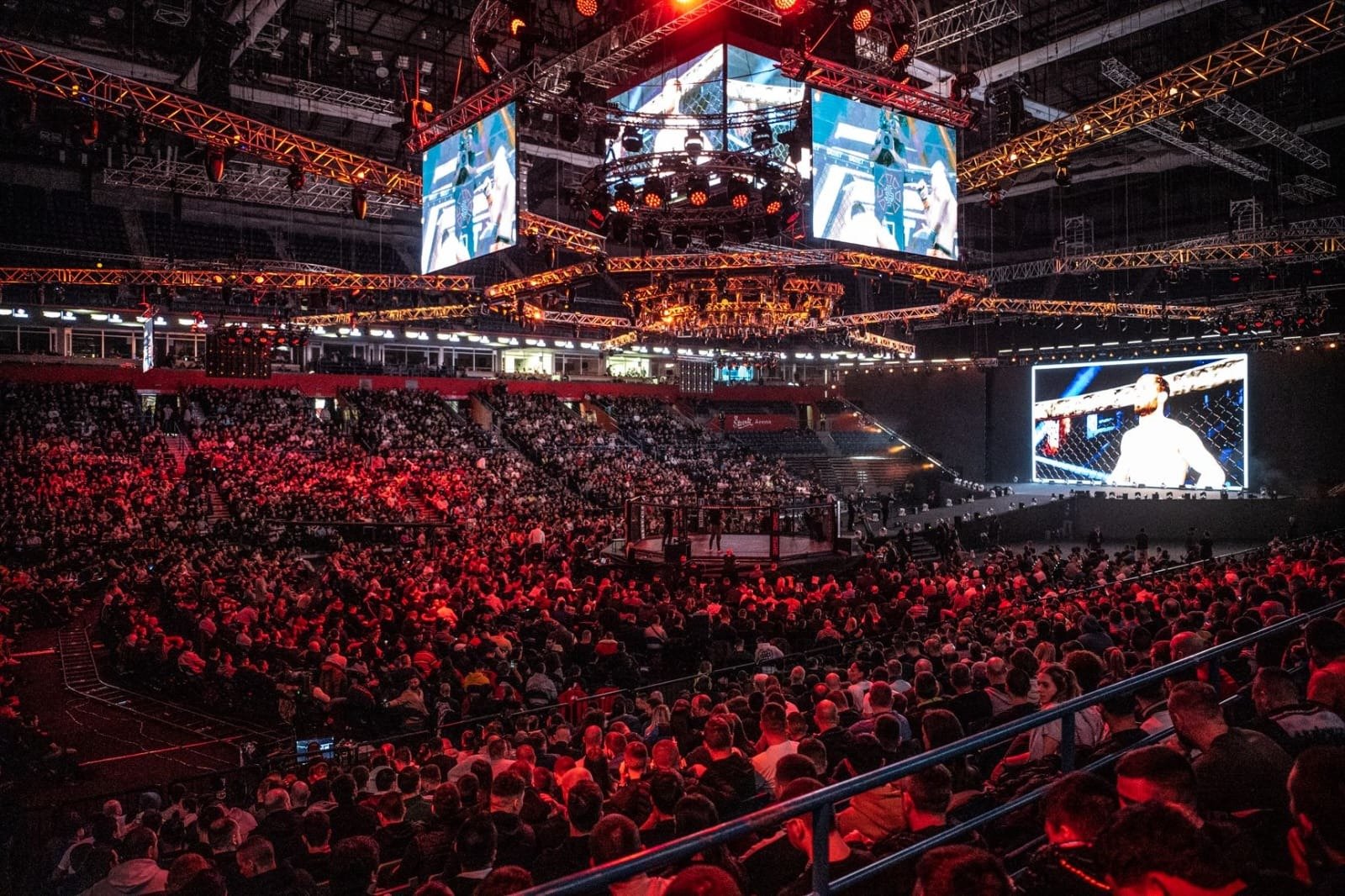 The Universal Sports Complex comes alive for BRAVE CF 103, showcasing Central Asian MMA talent.