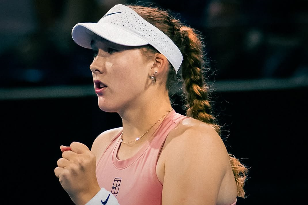 Andreeva prepares to face the winner of Maya Joint vs. Ajla Tomljanovic. [photo credit: Adelaide International Instagram]