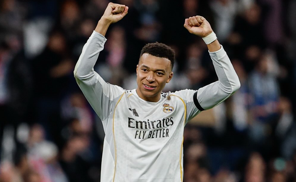 Kylian Mbappe in action for Real Madrid in Europe/ [photo credit: Real Madrid C.F. Instagram]