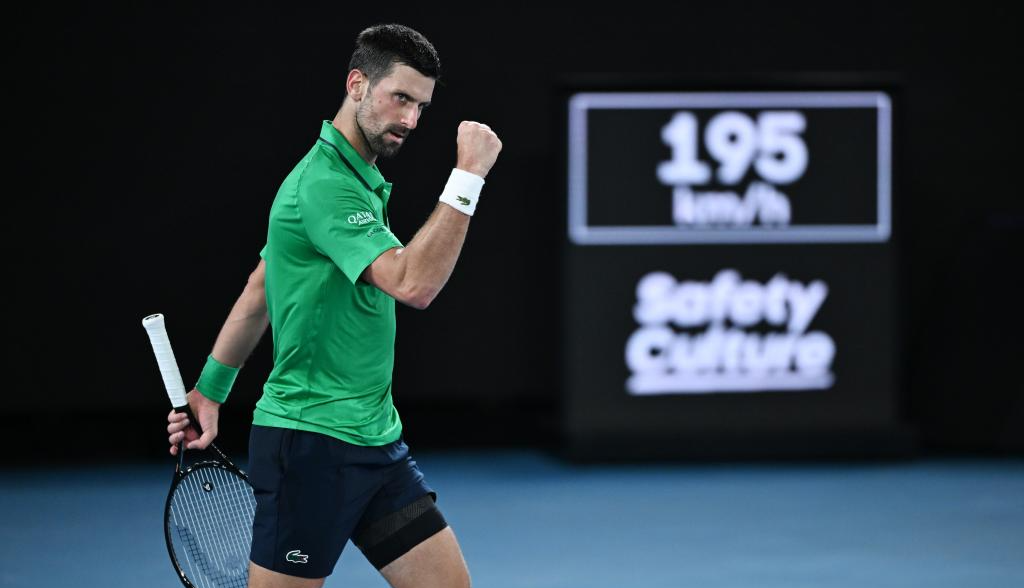 From two sets down to a classic victory, Djokovic shows why he’s a legend. [photo credit: Xinhua]