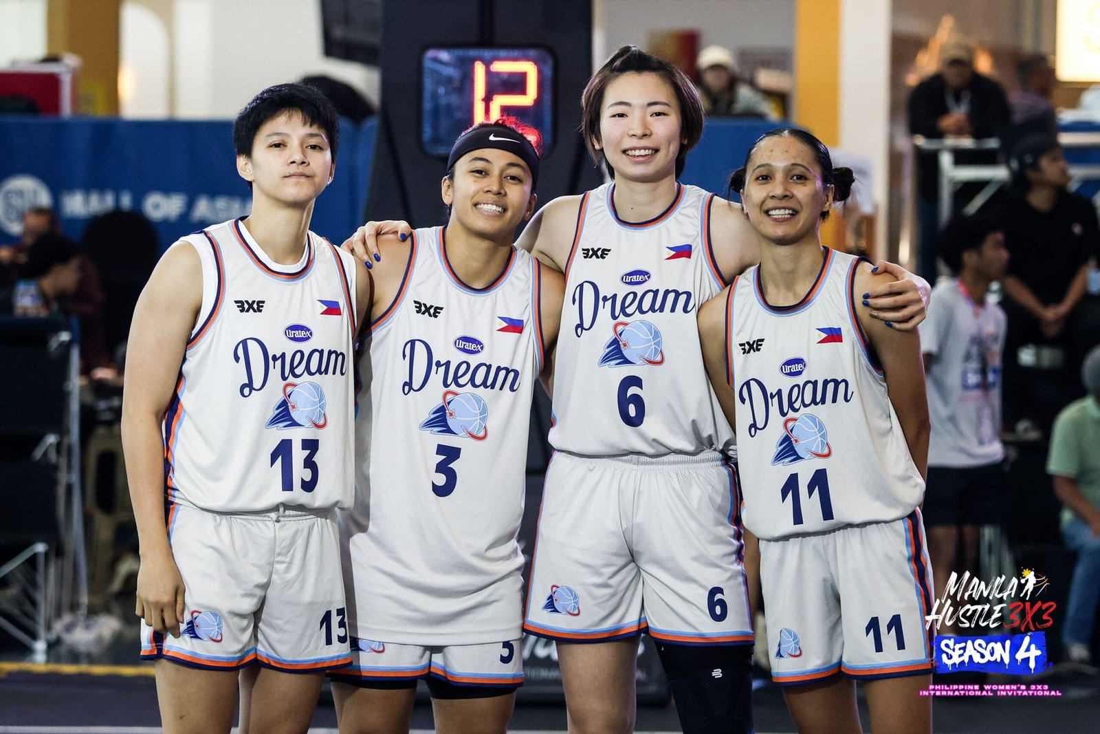 Uratex Dream team placed first runner-up during the 2026 Manila Hustle 3x3