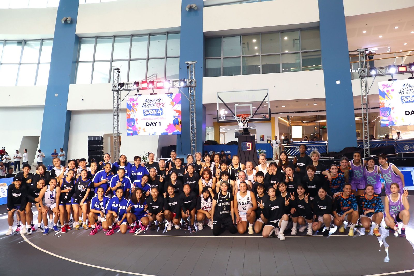 The 2026 Manila Hustle 3x3 participating players and teams