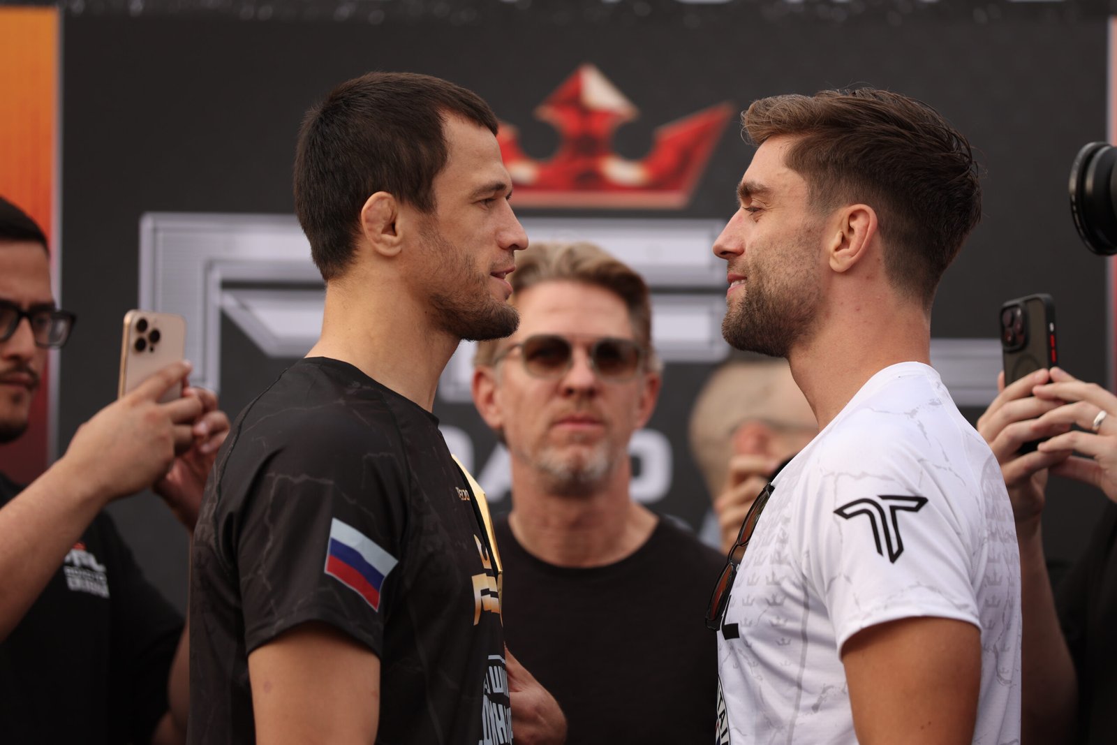 Fighters weigh in ahead of PFL Road to Dubai championship bouts.